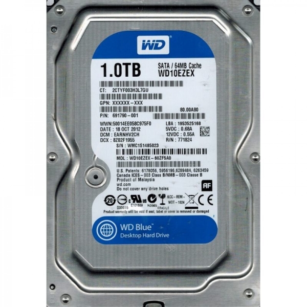 Western Digital Purple 1TB 7200 RPM Internal Hard Disk