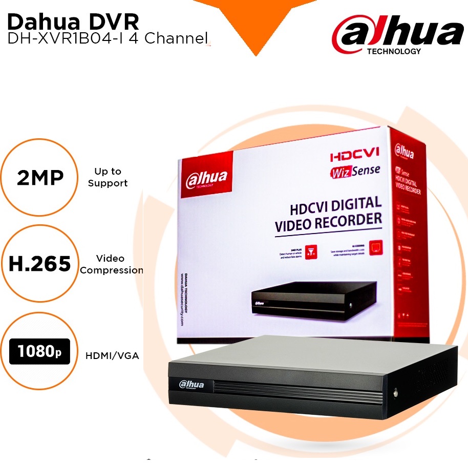 DAHUA DH-XVR1B04-I 4-Channel Digital Video Recorder